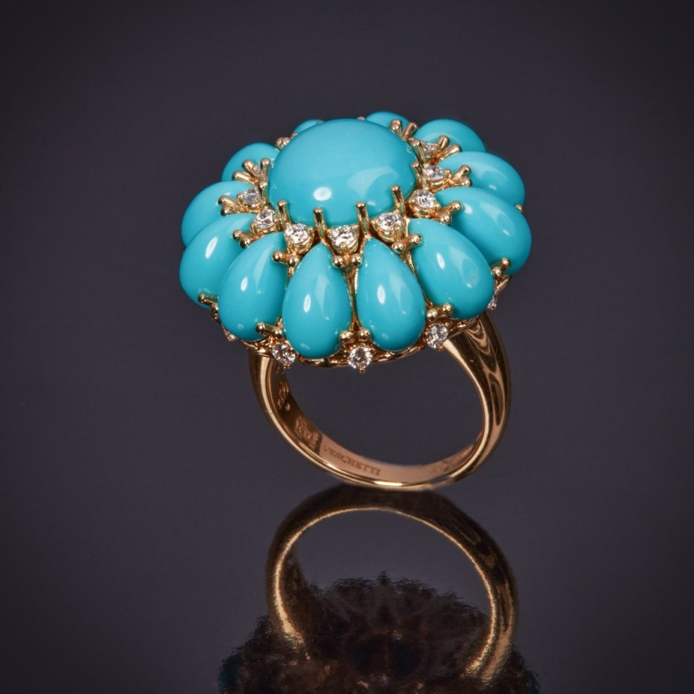 Cleopatra, Hard
stone and diamond ring